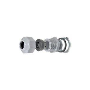 Scepter® TSRC10A Strain Relief Connector, 1/2 in Trade, PVC, Gray
