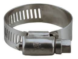 Boshart Industries 2-SSC87164 Worm Gear Clamp, 8-3/4 to 10-3/4 in Clamping, SAE #164, Marine-Grade Stainless