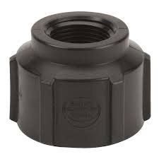 Polywest RC150-100 Reducing Coupling, 1-1/2 x 1 in, FPT, Polypropylene