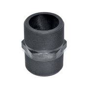 Norwesco® 62222 Short Straight Nipple, 1/2 x 3 in, SCH 80