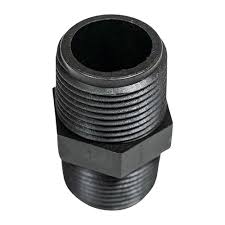 Norwesco® 60554 Short Straight Nipple, 3/4 in x Short, SCH 80, Glass Re-Inforced Polypropylene