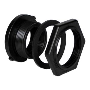 Norwesco® 62171 Bulkhead Fitting, 4 in, FNPT, Polypropylene