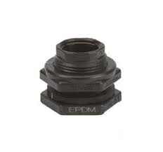 Banjo® TF150 Polypropylene Tank Fitting, 1-1/2 in, 3 in Hole, Glass Reinforced Polypropylene/EPDM