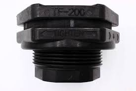 Banjo® TF-200 Polypropylene Tank Fitting, 2 in, 3 in Hole, Glass Reinforced Polypropylene/EPDM