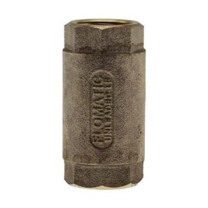 Boshart Industries 17-4032E Brass Check Valve, 1-1/4 in, FPT, Bronze Body