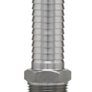 Boshart Industries SSMAXL-125-100 Extra-Long Insert Adapter, 1-1/4 x 1 in, MPT x Insert, 304 Stainless Steel