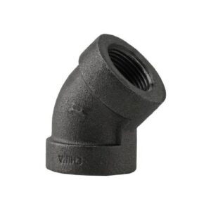 Boshart Industries BL3E4-20 Black Malleable Iron Elbow, 2 in, FPT, 300 lb