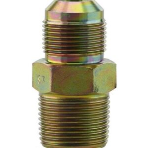 Boshart Industries GACF-M8 Gas Connector Fitting, 1/2 x 15/16 in, MPT x Flare, 2.05 in L