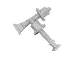 LynCar 1282102 Plastic Closet Bolts, 5/16 x 2-1/2 in Thread, Nylon, With Nuts & Washers