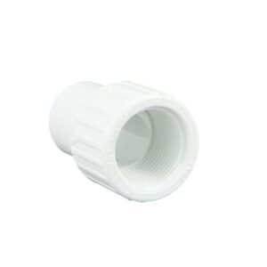 Lasco® 478-012 Fitting Adapter, 1-1/4 in, Spigot x FPT, PVC, White