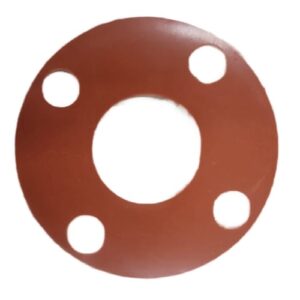 Approved Vendor GSKFF116R3 Full-Face Flange Gaskets, Rubber, 3 in, 3 in OD, Class 150, Red