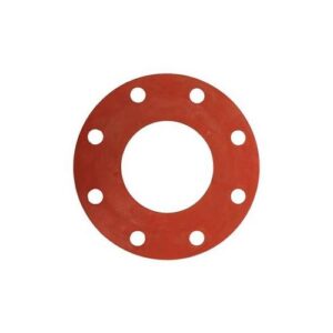 Approved Vendor GSKFF116R8 Full-Face Flange Gaskets, Rubber, 8 in, 8 in OD, Class 150, Red