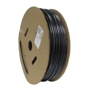 Fairview 1485-8-100 Tubing, 1/2 in OD, Poly, Black
