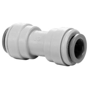 John Guest® PM0408S-US Straight Union Connector, 5/16 in, Push-Fit, Acetal, Gray