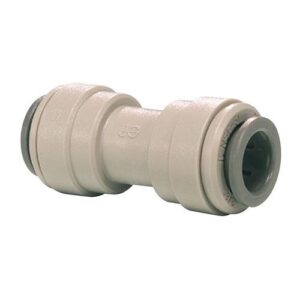 John Guest® PI0416S-US Push-Fit Equal Straight Connector, 1/2 in, Tube OD, Acetal, Gray