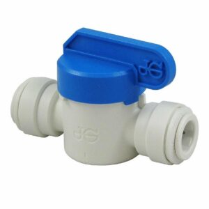 John Guest® PPSV041212W-US Ball Valve, 3/8 in, Push-Fit, White