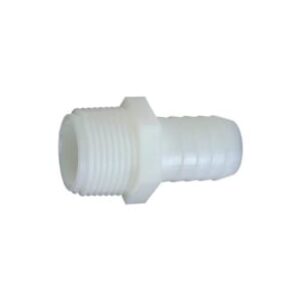 Green Line G21N-050-038 Hose Barb, 3/8 in, MNPT x Straight Hose Barb, Nylon