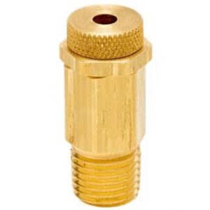 Approved Vendor PR-25-100 Air Pump Relief Valve, 1/4 in, NPT, Brass Body