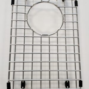 Kindred BG13S Stainless Steel Sink Grid, 14-5/16 in L x 8-1/4 in W x 1 in H, Stainless Steel