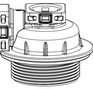 Hydrotech® 60010067 Media Tank Adapter, With O-Ring