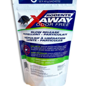 Rodents Away 19471-36 Mouse Repellent, 40 g Container Sachet Container, Scent-Free
