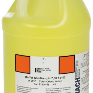 Hach® 2283556 Buffer Solution, 4 L, 7.3 pH, Yellow