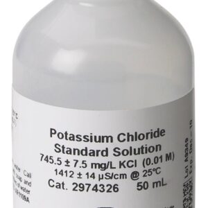 Hach® 2974326 Conductivity Standard Solution 1412 µS/cm KCl, 50 mL, 7 pH