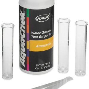 Hach® 2755325 Test Strip, Ammonia/Nitrogen/Low Range, 0 to 6 ppm Measuring, 25 Tests