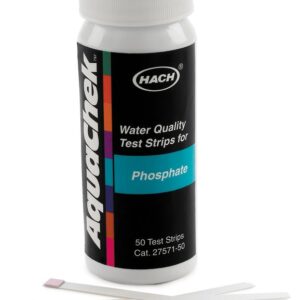 Hach® 2757150 Test Strip, Phosphorus/Orthophosphate, 0 to 50 ppm Measuring, 50 Tests
