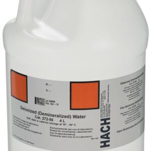 Hach® 27256 Water Deionized and Demineralized, 4 L, 7 pH