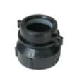 Approved Vendor 141005 ABS DWV Pipe Trap Adapter Female, 1-1/2 x 1-1/2 or 1-1/4, H x SJ, Black