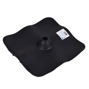 Oatey® 14018 Roof Flashing, Plastic, 2 in Pipe, 20 x 20 in Base, Black