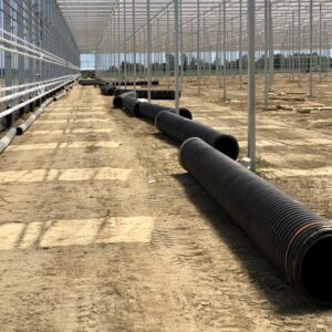 Armtec XPS3256 BOSS 2000 Pipe, 10 in Dia 6 m L, Dual Wall, HDPE, Black