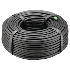 Rain Bird® XQ1000B Drip Distribution Tubing, 1/4 in, 1000 ft L, 60 psi Working, Polyethylene Resin, Black