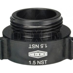 Dixon® N37-10S10F Style Hydrant Adapter Rocker Lug, 1 in, FNPSH x MNST Connection, Aluminum, Hardcoat Anodized