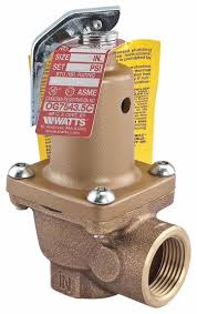 Watts F274853 174A Pressure-Relief Valve, 1 in, FNPT x FNPT Drain Port, 100 psi, Bronze Body