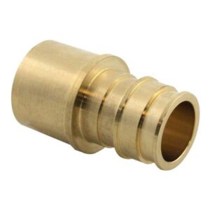 Uponor LF4511515 ProPEX® Sweat Adapter, 1-1/2 in, F1960 Cold-Expansion PEX x FSWT, Lead-Free Brass