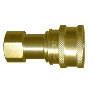 Accutek® QD-BISOBC12-12F Interchange Coupler, 3/4 in, FNPT, Brass
