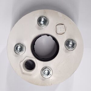 Maass Midwest 1480 Solid Plate Well Seal, 1-1/4 in FNPT, 4-1/2 in ID Well Casing, PVC