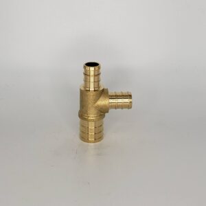CB Supplies 784001433 Reducing Tee, 3/4 x 1/2 x 1/2 in, PEX, Brass, Lead-Free