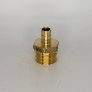 CB Supplies 784036034 Adapter, 1/2 x 3/4 in, PEX x MIP, Brass, Lead-Free