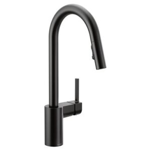 Moen® 7565BL 7565 Align Pulldown Kitchen Faucet, 1.5 gpm, Matte Black, 1 Handle, 1 Faucet Hole, Matte Black