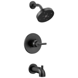 Delta® T14459-BL Monitor 14 Trinsic Tub and Shower Trim, 1.75 gpm Shower, Matte Black
