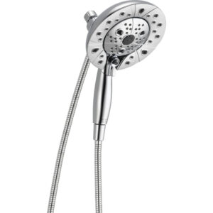 DELTA® 58480-PR-PK H20kinetic In2ition 5-Setting Two-in-One Shower, Stainless