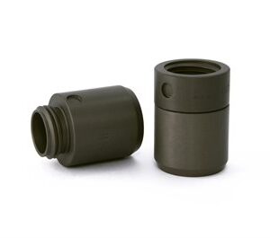 Mercedes Textiles 5116PS17PH Forestry Pin Hole Couplings (Pair), 1 x 11/16 in,  Aluminum