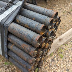 Approved Vendor 155703, Steel Pipe, SCH 10, A53A, 2-1/2 in x 21 ft, Rolled Groove End, ERW, Black