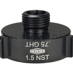 Dixon® N37-10S07G Style Hydrant Adapter Rocker Lug, 1 x 3/4 in, FNPSH x MHT Connection, Aluminum, Hardcoat Anodized