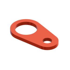 Waterax 600122 A-4452 Side Link For Lever, Zinc Plated