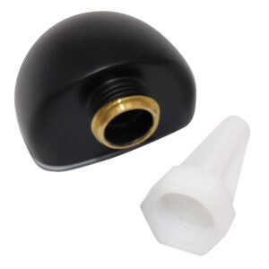 Delta® 50560-BL Wall Elbow for Hand Shower, 1/2 in, FNPT x NPSM, Brass, Matte Black