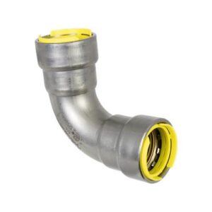 Apollo™ PWR7481463 407G Series PowerPress Gas Bend 90 deg Elbow, 2 in, Press, Carbon Steel, HNBR, Grey